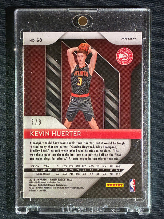 2018-19 Prizm KEVIN HUERTER Rookie Choice Green 7/8 #68