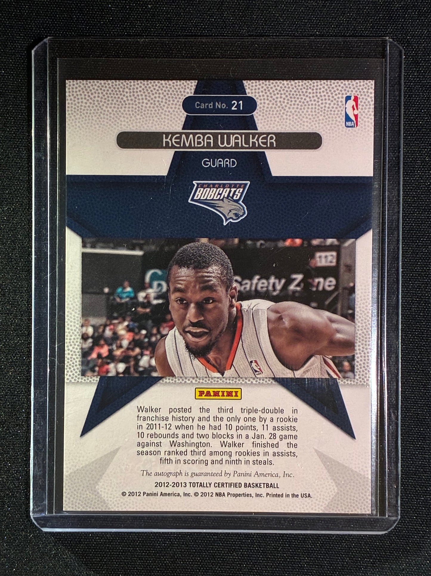 2012-13 Totally Certified KEMBA WALKER Rookie Roll Call Auto Silver #21