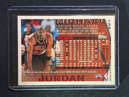 1996-97 Topps MICHAEL JORDAN Base #139
