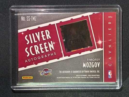 2015-16 Gala TIMOFEY MOZGOV Silver Screenn Autographs Silver 21/60