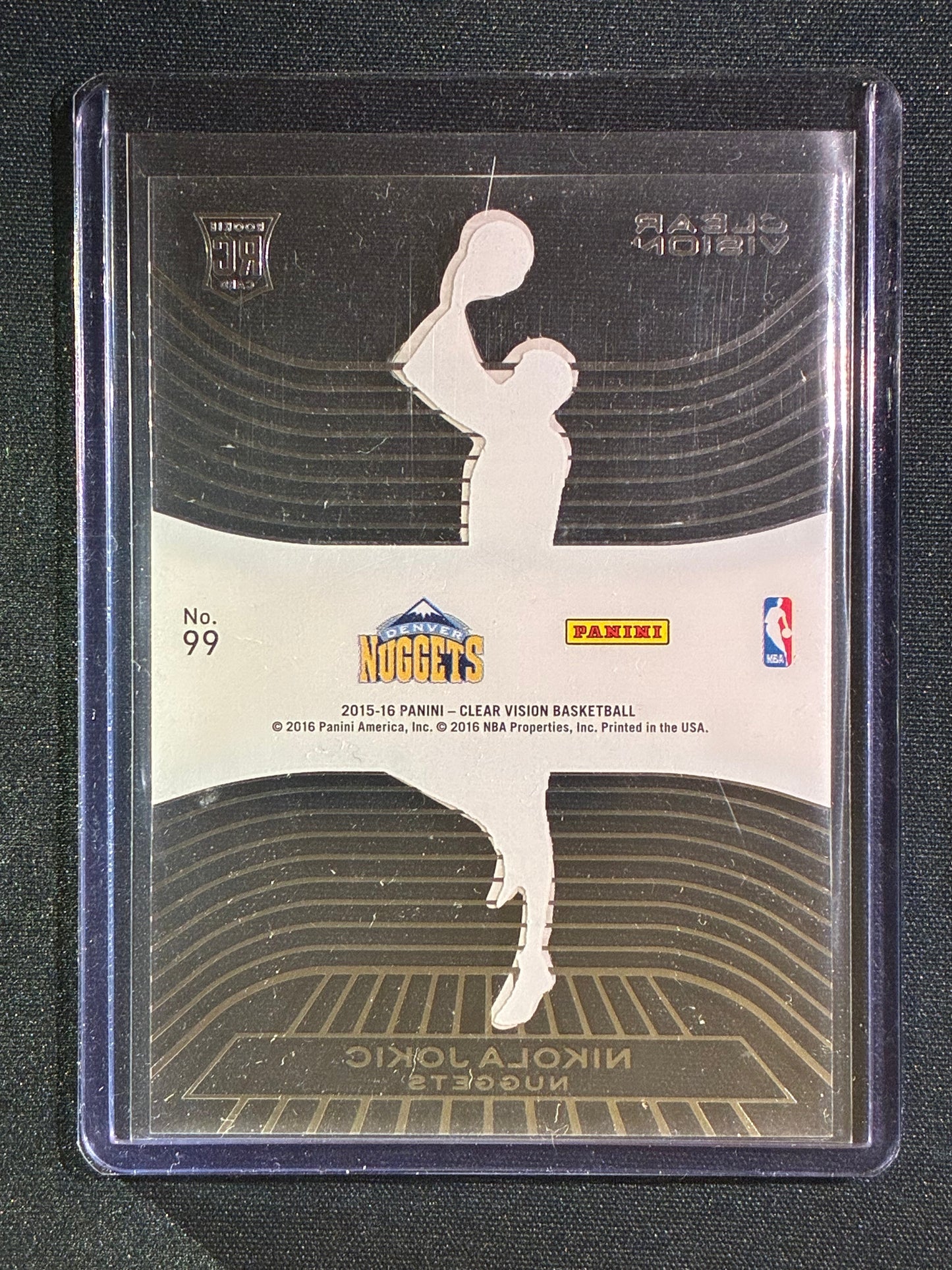 2015-16 Clear Vision NIKOLA JOKIC Rookie Acetate Base #99