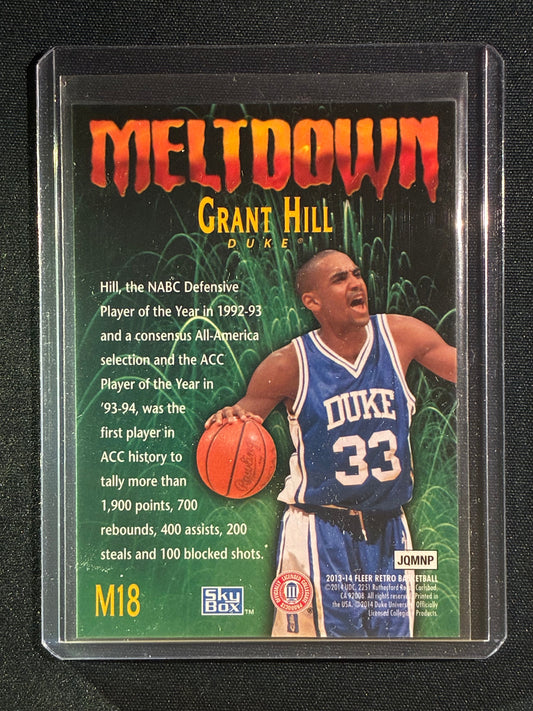 2013-14 Fleer Retro GRANT HILL Meltdown #18