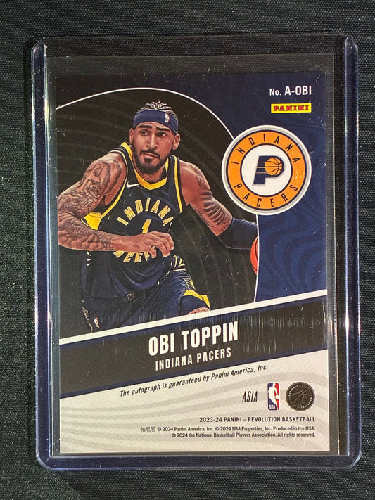 2023-24 Revolution OBI TOPPIN Autographs Asia SP #OBI