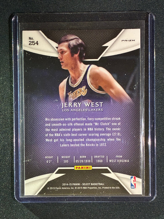 2014-15 Select JERRY WEST Courtside Blue White & Gold SP #254