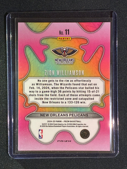 2024-25 Prizm ZION WILLIAMSON Groovy SSP #11