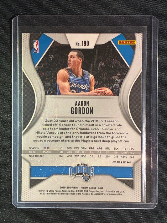 2019-20 Prizm AARON GORDON Choice Tiger Stripe SSP #190