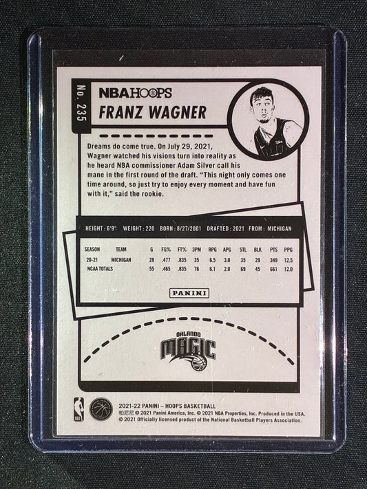 2021-22 Hoops FRANZ WAGNER Rookie Holo Silver 108/199 #235