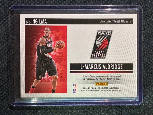 2024-25 Silhouette LAMARCUS ALDRIDGE NBA Gear Patch Bronze 82/99