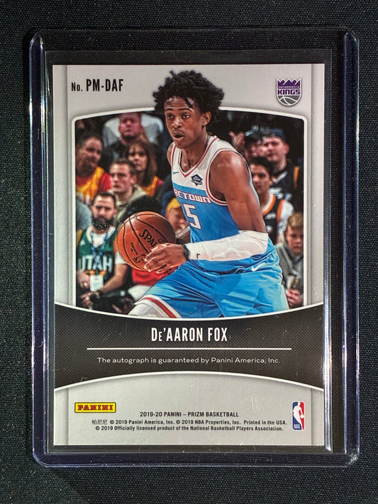 2019-20 Prizm DE'AARON FOX Penmanship Auto Base #DAF