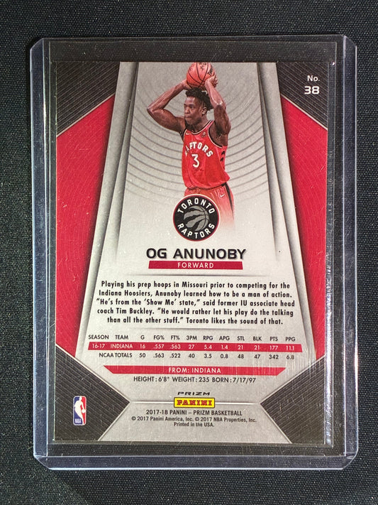 2017-18 Prizm OG ANUNOBY Rookie Green Prizm #38
