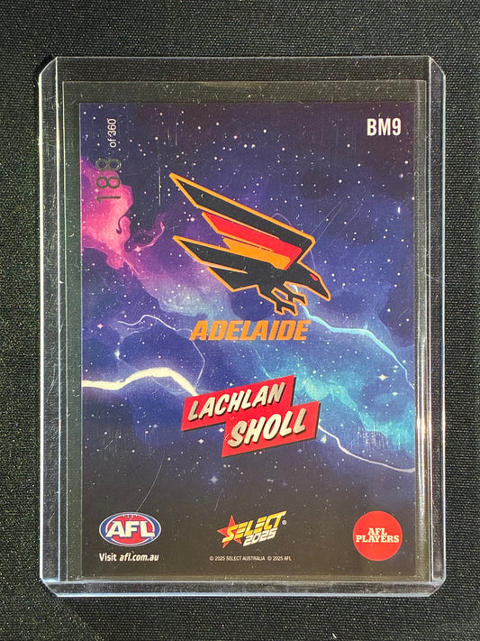 2025 Select Footy Stars LACHLAN SHOLL Booom Boom 188/360 #9