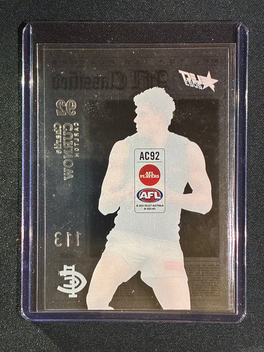 2023 Select Footy Stars CHARLIE CURNOW AFL Classified Acetate 113/365 #92