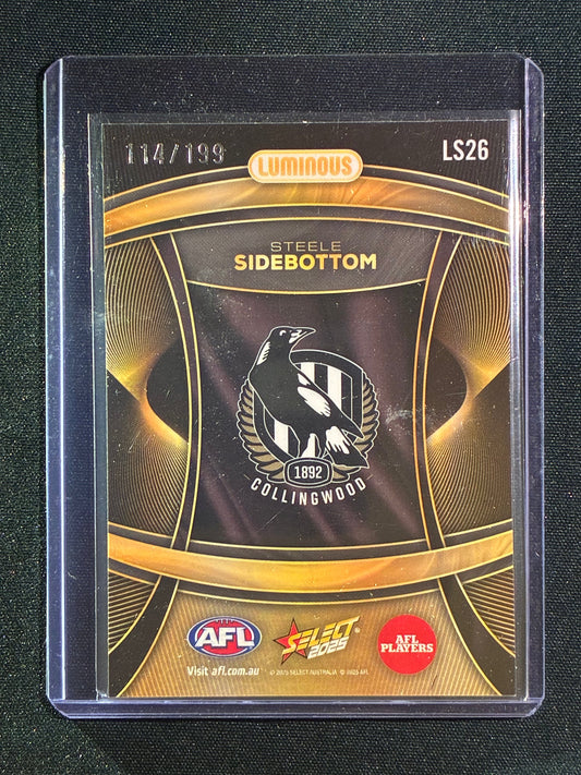 2025 Select Footy Stars STEELE SIDEBOTTOM Luminous Superstars 114/199 #26