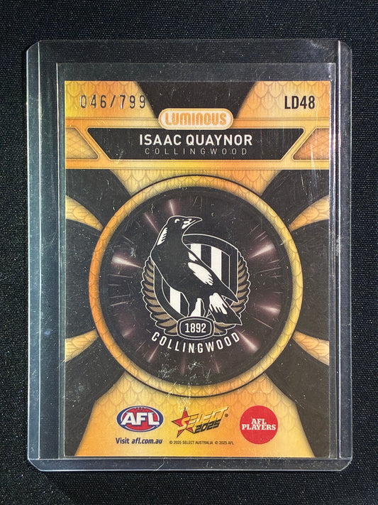 2025 Select Footy Stars ISAAC QUAYNOR Luminous Dragon Scales 046/799 #48