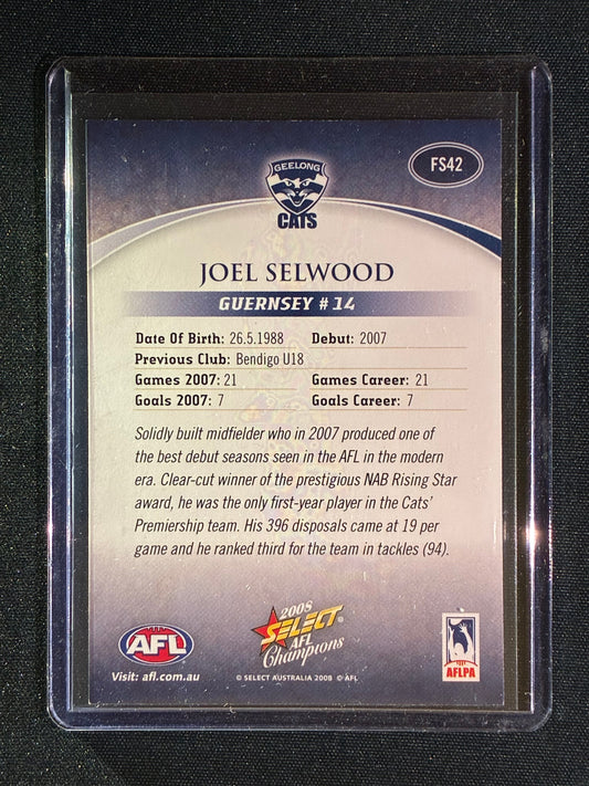 2008 Select Champions JOEL SELWOOD Blue Foil Signature #42