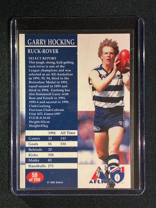 1995 Select GARRY HOCKING Base Signature Auto IP #59