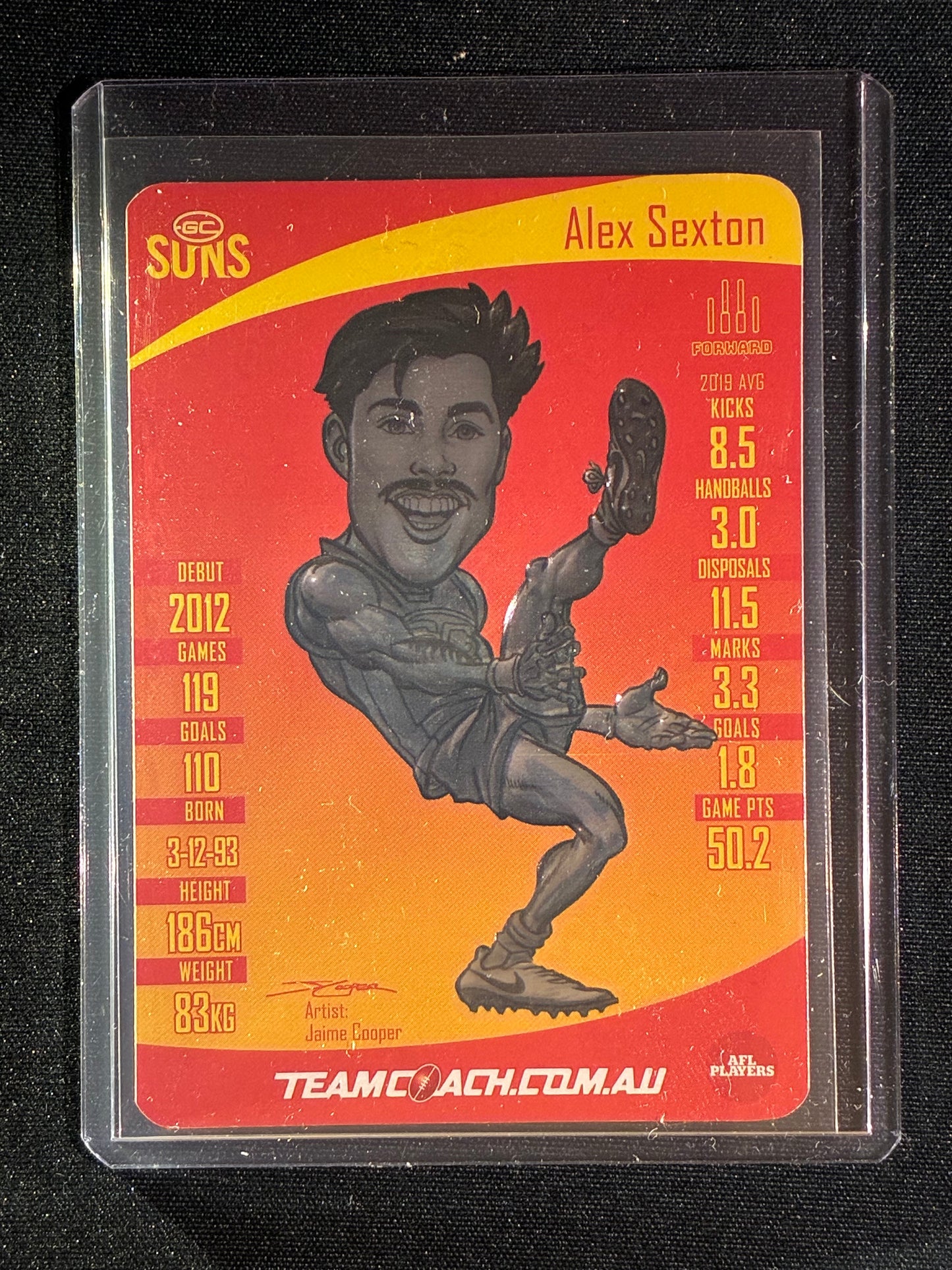 2020 Teamcoach ALEX SEXTON Magic Wildcard Gold #8