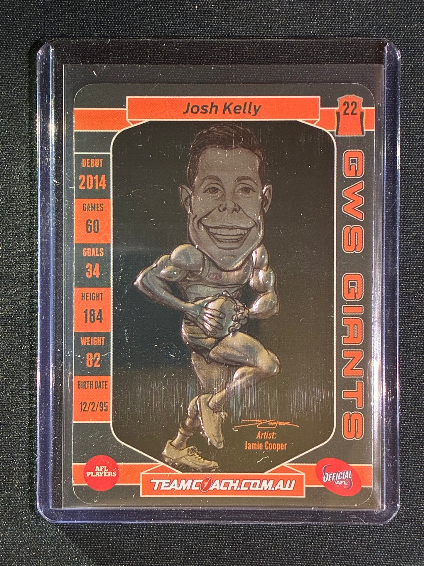 2017 Teamcoach JOSH KELLY Magic Wildcard Silver #9
