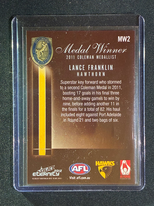 2012 Select Eternity LANCE FRANKLIN Medal Winner 2011 Coleman Medallist #2