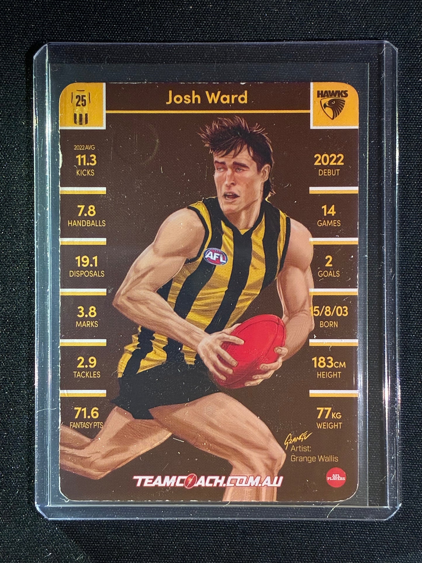 2023 Teamcoach JOSH WARD Rookie Wildcard #10