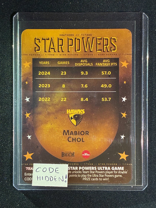 2025 Teamcoach MABIOR CHOL Star Powers Titan Team SP #48