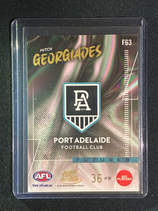 2022 Select Optimum MITCH GEORGIADES Futures 36/95 #63