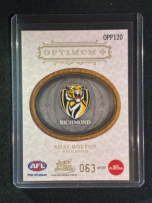 2022 Select Optimum SHAI BOLTON Optimum Plus Parallel 063/115 #120