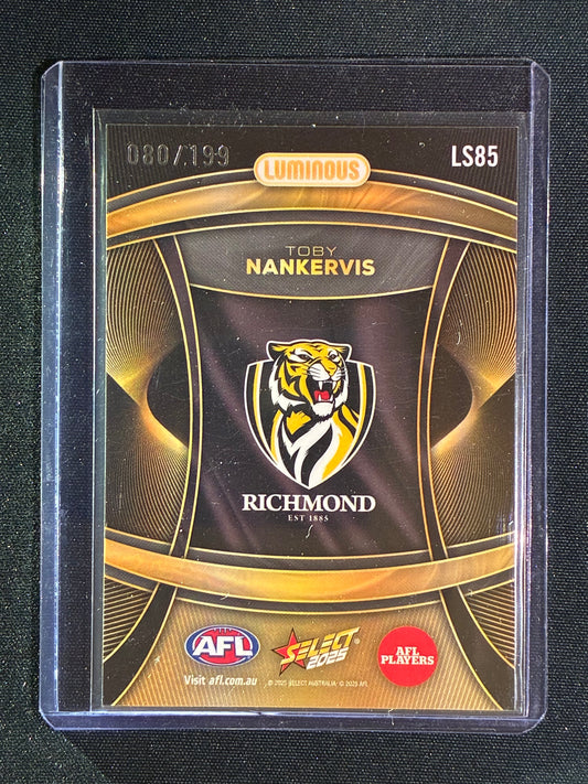 2025 Select Footy Stars TOBY NANKERVIS Luminous Superstars 080/199 #85
