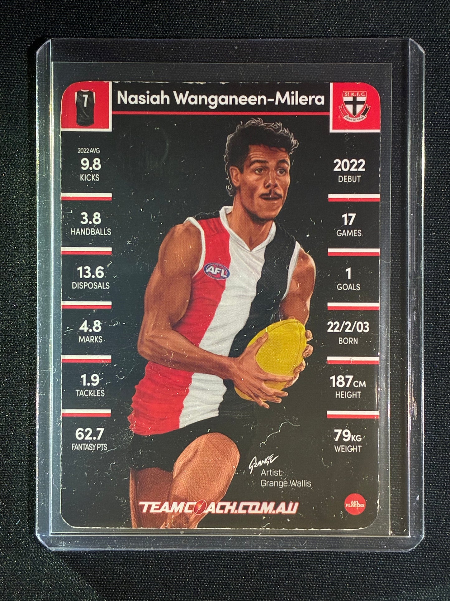 2023 Teamcoach NASIAH WANGANEEN-MILERA Rookie Wildcard #15