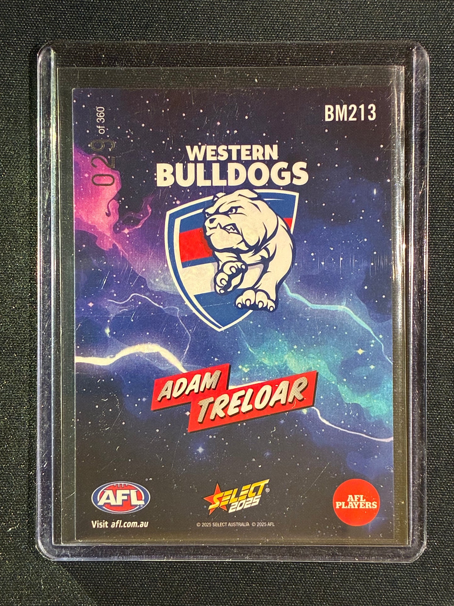 2025 Select Footy Stars ADAM TRELOAR Booom Boom 029/360 #213