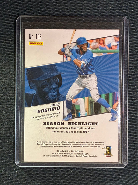 2018 The National AMED ROSARIO Rookies Auto #108