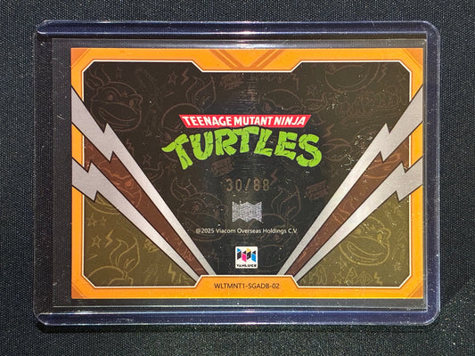 2025 Vanluck TMNT DONATELLO MICHELANGELO 1st Collection Dual Auto 40th Anniversary 30/88