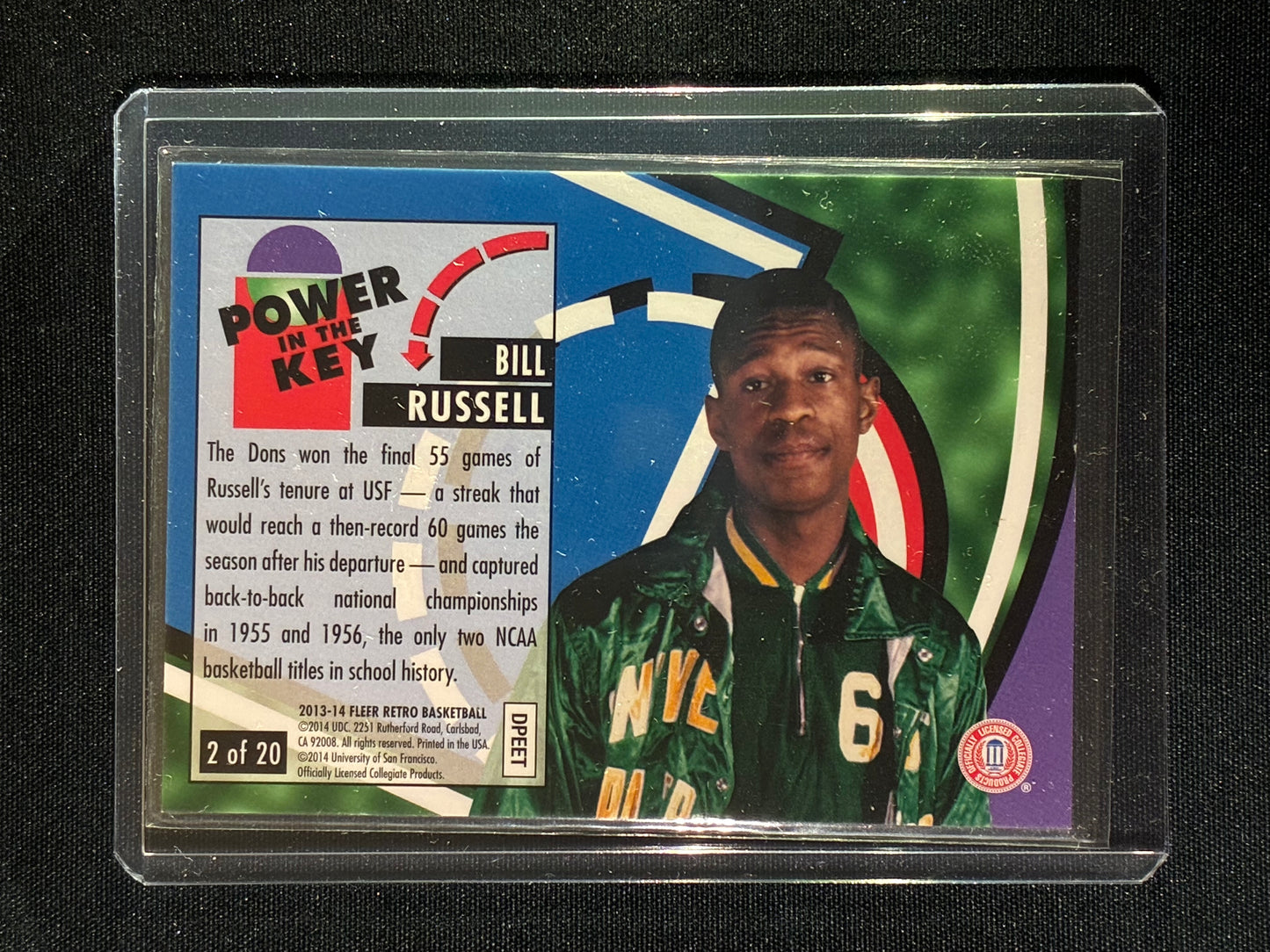 2013-14 Fleer Retro BILL RUSSELL Power in the Key SP #2