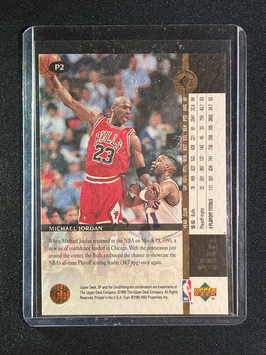 1995-96 SP MICHAEL JORDAN Playoff Heroes #2