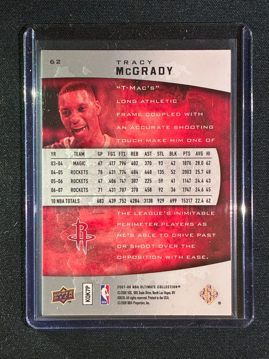 2007-08 Ultimate Collection TRACY MCGRADY Base Silver 126/199 #62