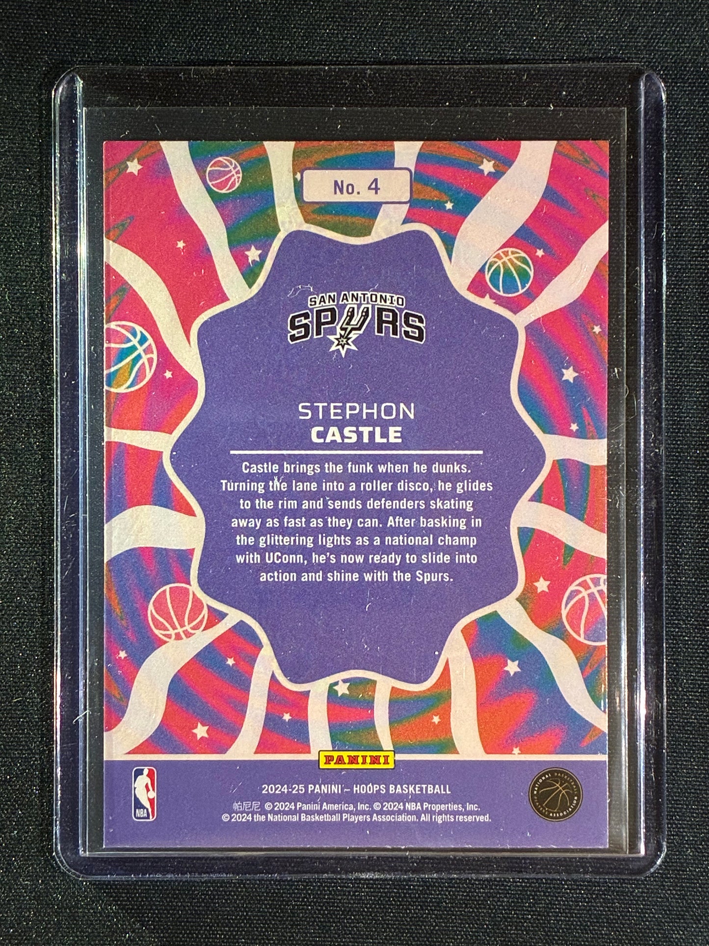 2024-25 Hoops STEPHON CASTLE Funkadelic Rookie SP #4