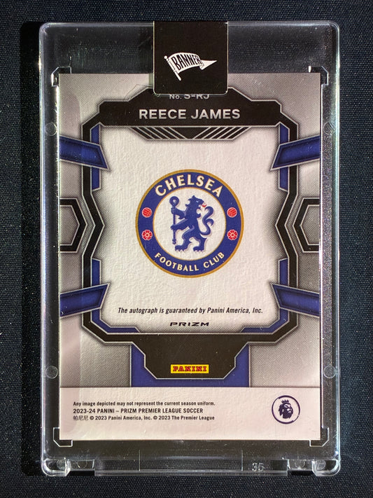 2023-24 Prizm EPL REECE JAMES Signatures Auto Choice Silver #RJ