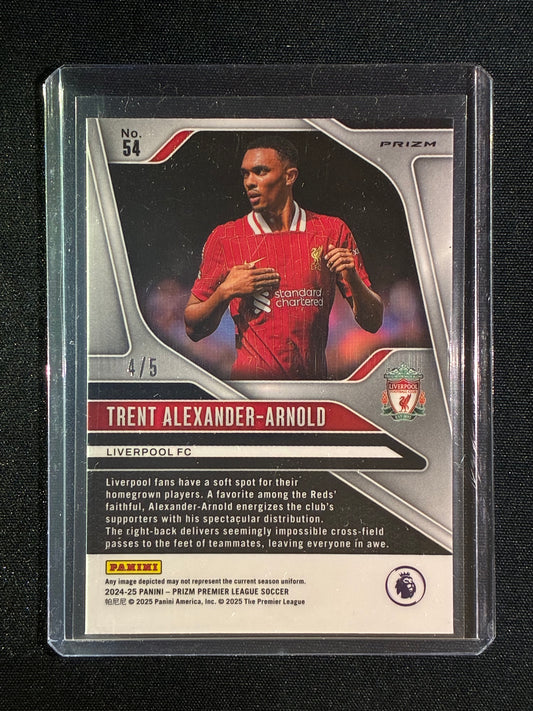 2024-25 Prizm EPL TRENT ALEXANDER-ARNOLD Green Prizm 4/5 #54