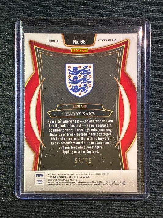 2024-25 Select FIFA HARRY KANE Terrace Pink Prizm 53/59 #68