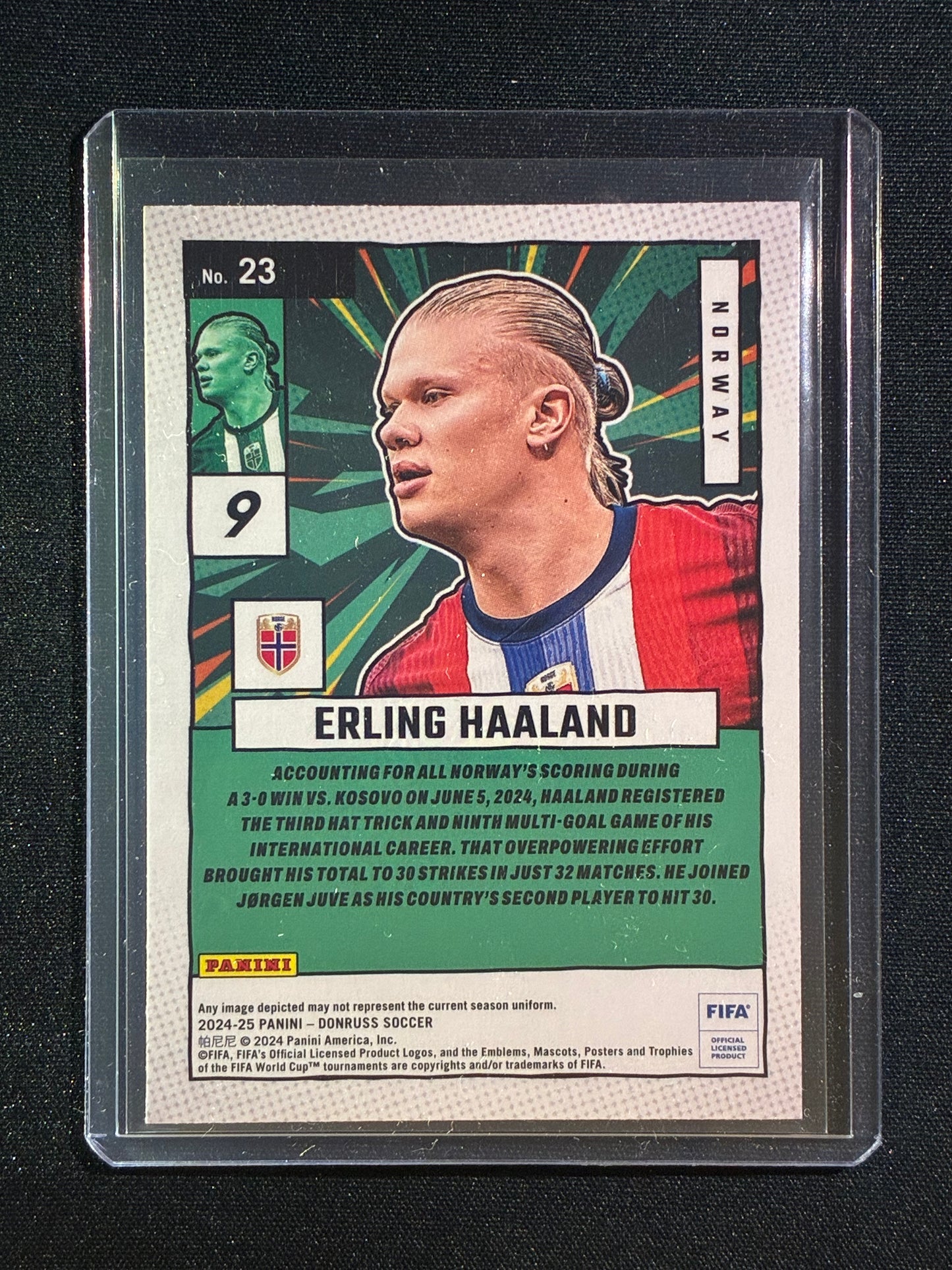 2023-24 Donruss ERLING HAALAND Net Marvels Red #23