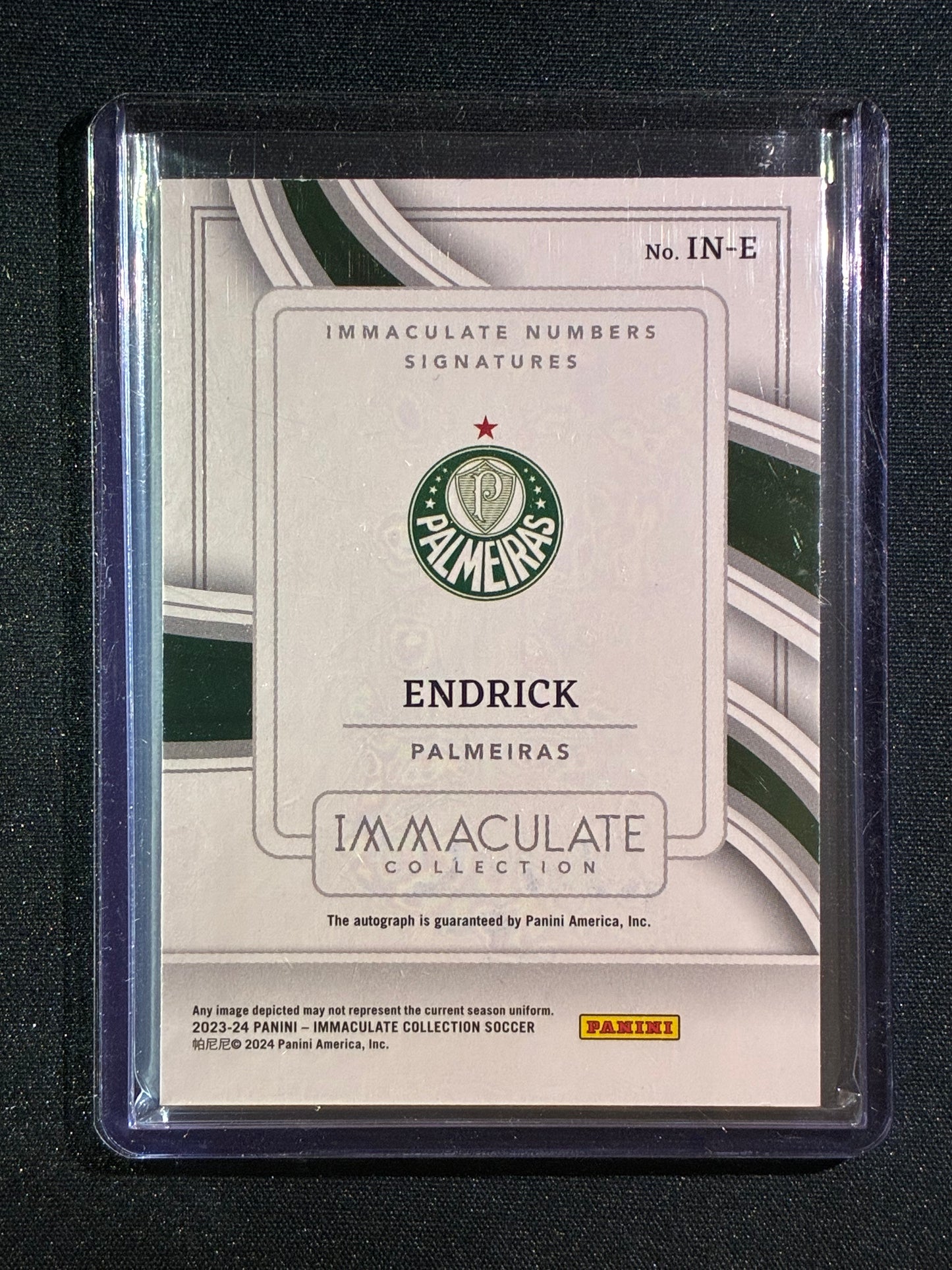 2023-24 Immaculate ENDRICK Rookie Numbers Signatures Auto Sapphire Blue 6/25