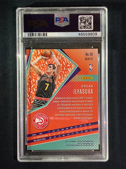 2017-18 Revolution ERSAN ILYASOVA Galactic SSP #86 PSA 9 (809)