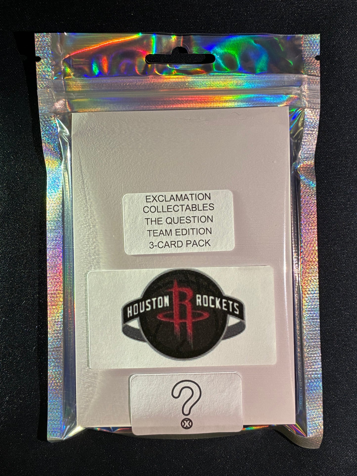 The Question HOUSTON ROCKETS - NBA Team Edition 3-Card Pack