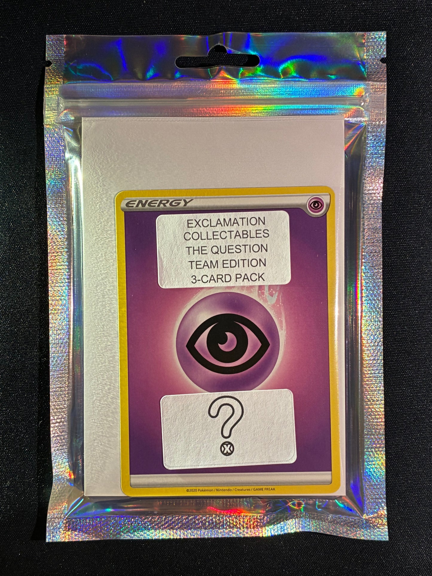 The Question PSYCHIC TYPE - Pokemon Team Edition 3-Card Pack