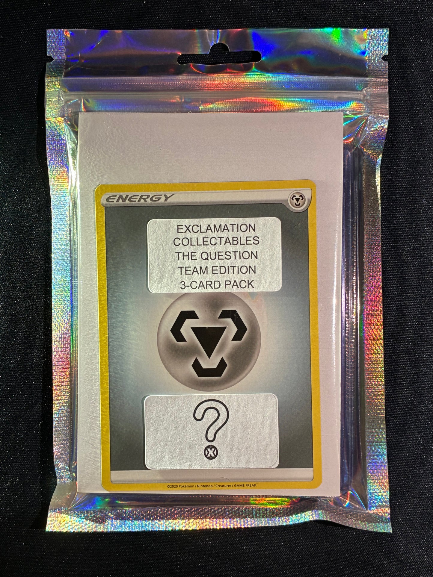 The Question STEEL TYPE - Pokemon Team Edition 3-Card Pack