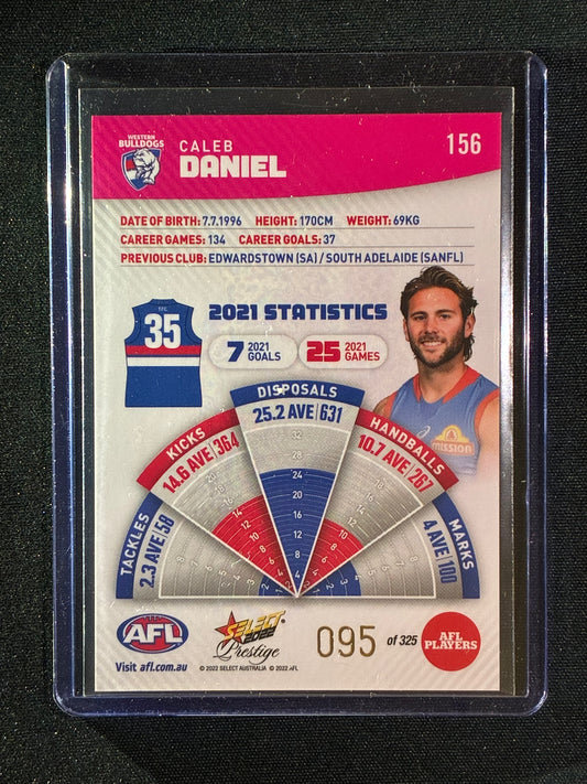 2022 Footy Stars Prestige CALEB DANIEL Pink Parallel 95/325