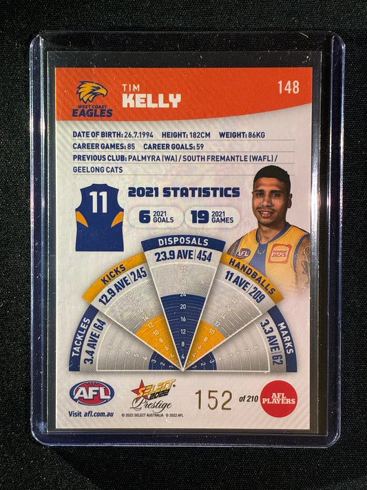 2022 Footy Stars Prestige TIM KELLY Orange Parallel 152/210