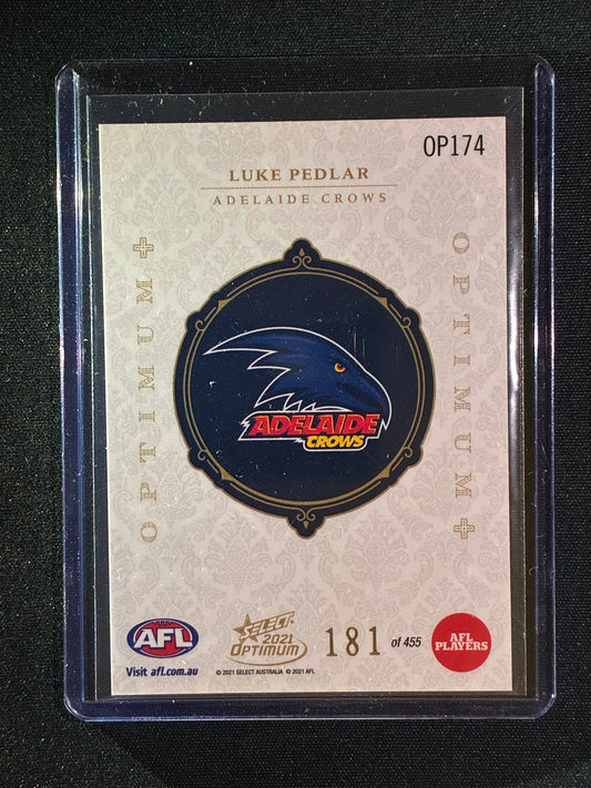 2021 Optimum LUKE PEDLAR Rookie Optimum+ Plus 181/455