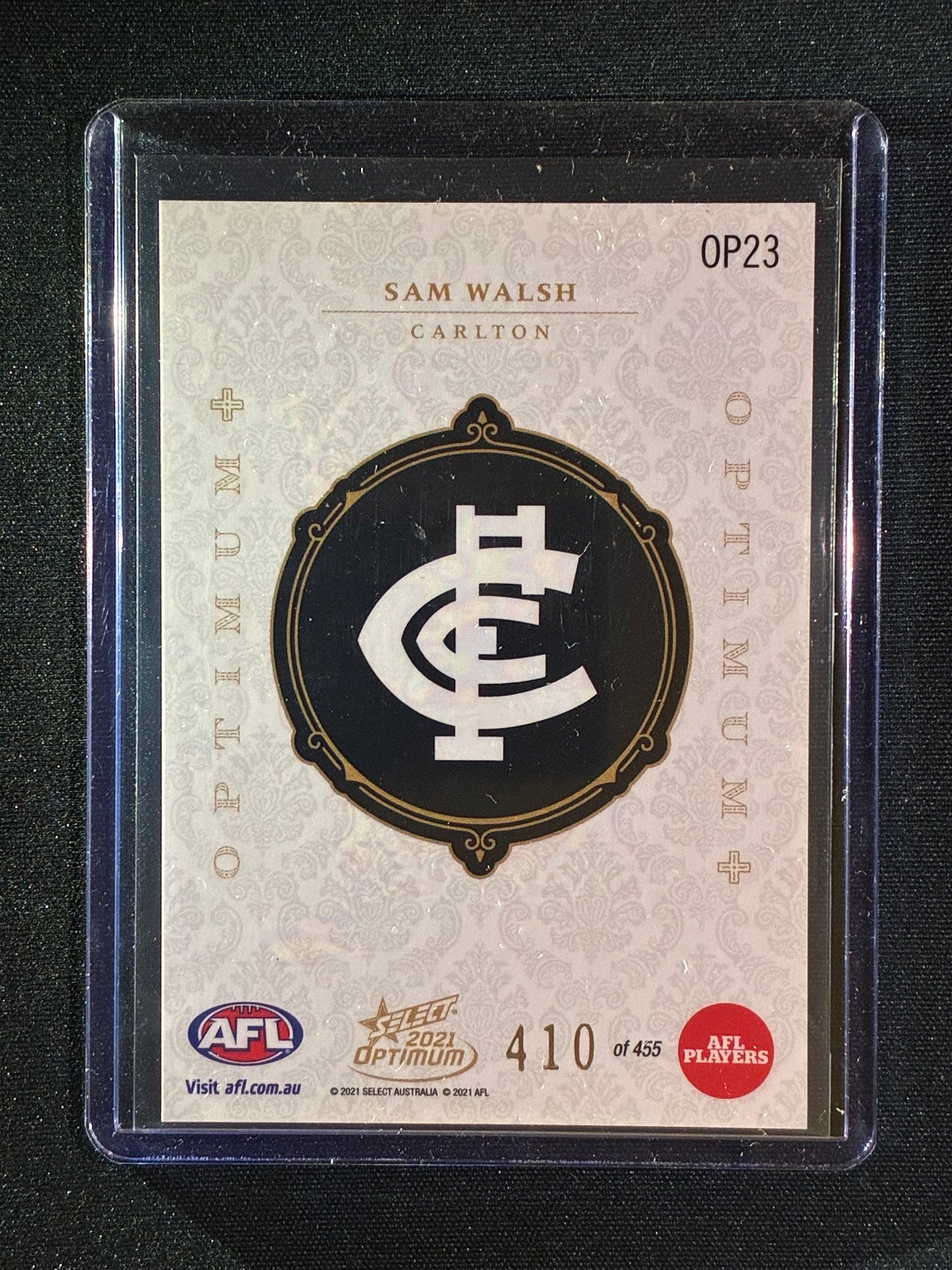 2021 Optimum SAM WALSH Optimum+ Plus 410/455