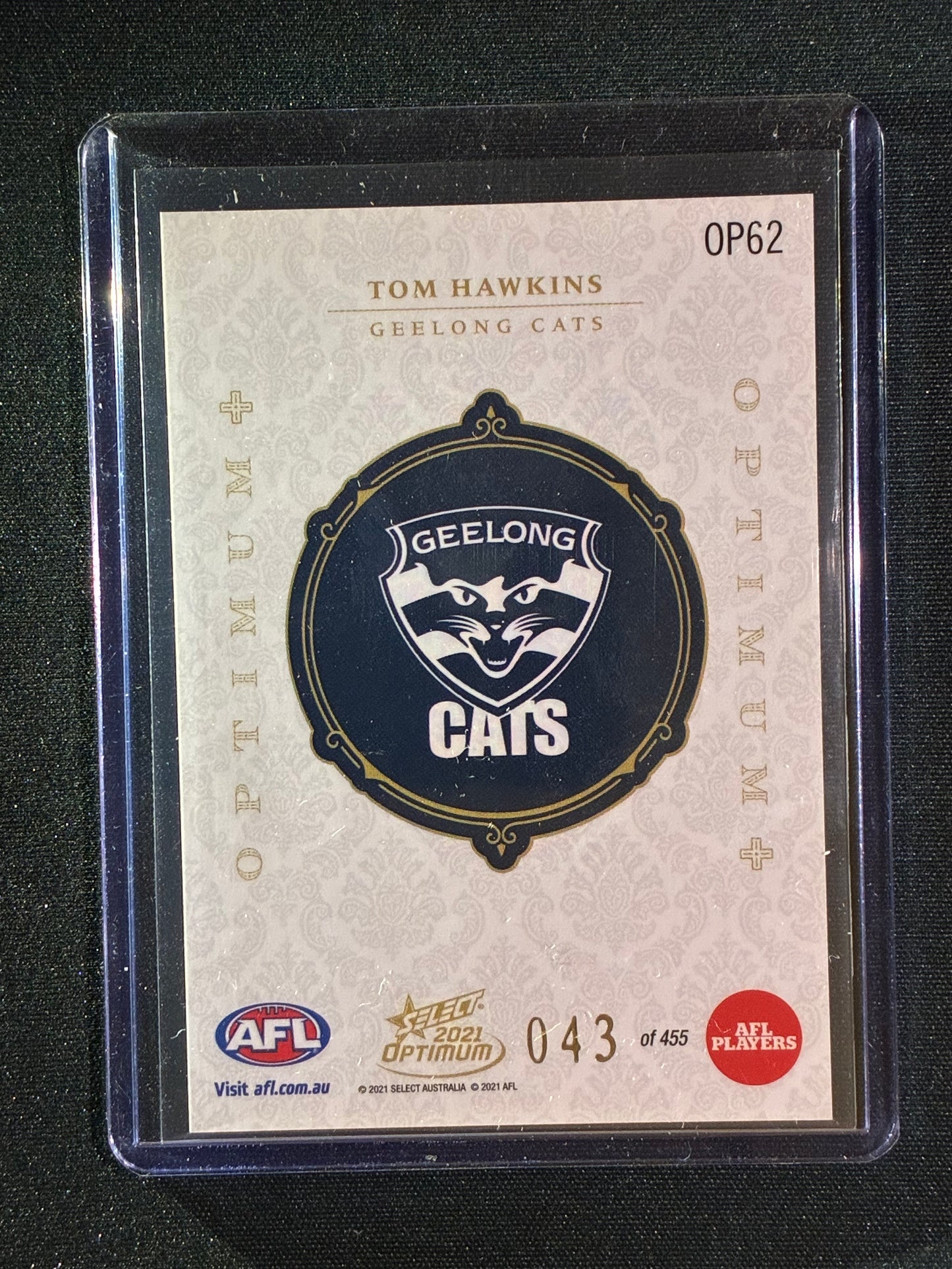 2021 Optimum TOM HAWKINS Optimum+ Plus 43/455